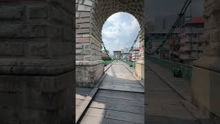 Hanging bridge Punalur  India [upl. by Vallo]