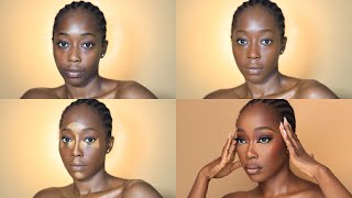 MELANIN MAKEUP TRANSFORMATION FT NIKKY SAMUEL [upl. by Lenoil]