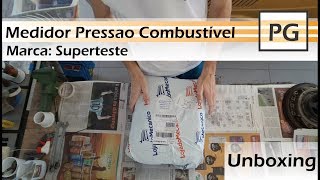 Unboxing  Medidor Pressão e Vazão Combustível [upl. by Sewellyn]