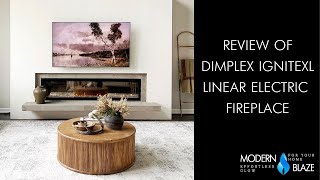 Customer Review of Dimplex Ignite XL Linear Electric Fireplace [upl. by Khoury830]