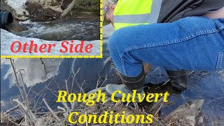 Unclogging Lots Of Culverts As The Spring Thaw Rolls In Update Videos Included [upl. by Hilton]