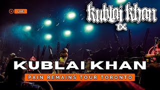 Kublai Khan  SelfDestruct  Pain Remains Tour Live In Toronto 2024 [upl. by Fanestil]