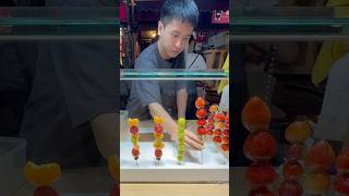 The best Candied Fruits Tanghulu 糖葫芦 탕후루 in Taiwan  Taiwan Street Food [upl. by Esertap]