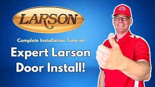 How to Install a Storm Door  The Home Depot [upl. by Arakal]