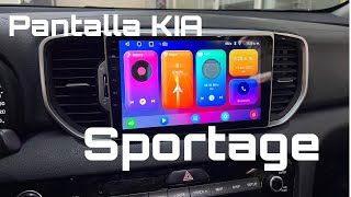 Instalación pantalla Kia Sportage 1618 DERICAR [upl. by Luebke82]