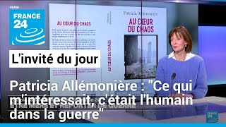 Patricia Allémonière grande reporter  quotCe qui mintéressait cétait lhumain dans la guerrequot [upl. by Yerffoej]