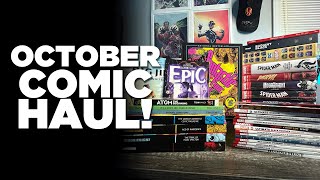 My OCTOBER COMIC HAUL  SPIDERMAN MOON KNIGHT DC vs MARVEL amp More [upl. by Stempson]