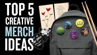 Top 5 Creative Band Merch Ideas [upl. by Hcib]