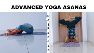 Advanced Yoga Asanas NAMES amp BENEFITS  Raj Pandya [upl. by Idnerb]