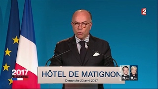 Présidentielle  Bernard Cazeneuve appelle à faire battre Marine Le Pen France 2 [upl. by Ahsertal]