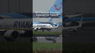 Ryanair VS ATC🤣🤣🤣 aviation avgeek ryanair [upl. by Alcus]