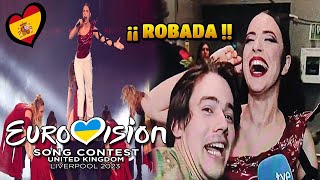 ¡ROBADA BOJAN SE CUELA en DIRECTO de TVE GRITANDO LO OCURRIDO CON BLANCA PALOMA EUROVISION 2023 [upl. by Romy953]