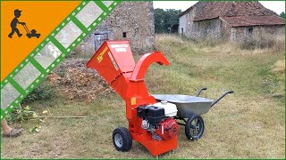 Biotrituratore a scoppio AgriEuro BIO 800 con motore Honda GX 390 [upl. by Casi]