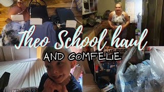 First Time Going to School Preschool Haul  Comfelie Haul [upl. by Anitnas53]