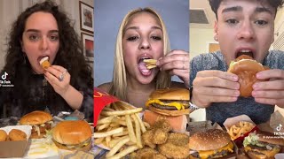 MCDONALDS  FAST FOOD TIKTOK MUKBANG ASMR COMPILATION  LUNA ASMR [upl. by Aiuqram]