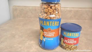 Planters Honey Roasted Peanuts Vs Classic Peanuts [upl. by Bohman]