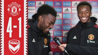 Elanga amp Laird React To PreSeason So Far  Man Utd 41 Melbourne Victory [upl. by Quartas]