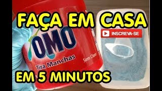 OMO TIRA MANCHAS CASEIRO ORIGINAL gastando só 3 reais em 5 minutos [upl. by Aratahc]