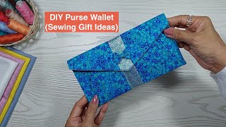 DIY Purse Wallet  Hand Purse for Sewing Gift Ideas  Pouch Clutch Bag [upl. by Casar56]