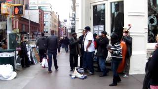 Street Singers in SOHO New York [upl. by Lily]