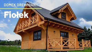 Domek drewniany letniskowy Fiołek  producent DREWNEX Domy drewniane  wooden house [upl. by Heron34]