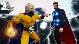 GTA 5  Thor VS Sentry  Epic Full Battle [upl. by Acirat]