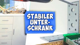 XXL UNTERSCHRANK FÜR 600L VERSTÄRKEN  RIESEN AQUARIUM  Aqua Update [upl. by Deirdre]