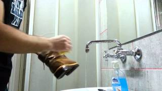 How to clean your Timberlands  Kako da ocistim kanadjanke [upl. by Ingold]