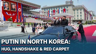 Putin Arrives in North Korea Vows Stronger Ties With Kim Jong Un [upl. by Eimarrej]