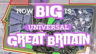 Just How Big Is Universal Great Britain  Size Comparison [upl. by Navonoj]