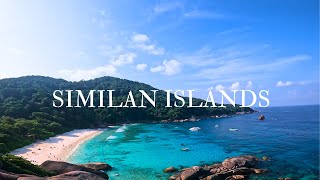 Similan Islands amazing snorkeling  Honeymoon Beach 4K [upl. by Ellehcim]