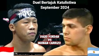 Tinju Dunia Daud Yordan Vs Petinju Argentina Terbaru 2024 [upl. by Susejedesoj210]