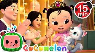 Ceces Kitty Cat Dance for Mom and Dad  CoComelon  Nursery Rhymes for Babies [upl. by Leeke]