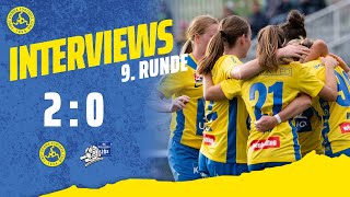 ADMIRAL Frauen Bundesliga I 9 Runde – Interviews I First Vienna FC 1894 – SPG KleinmünchenBW Linz [upl. by Delbert]