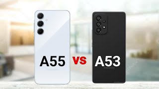 Samsung A55 vs Samsung A53 [upl. by Lehar]