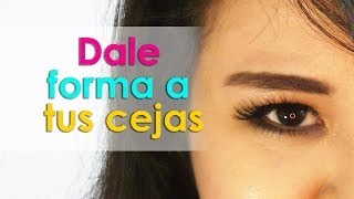 Como depilarse las cejas Darle forma a tus cejas  Perfect Eyebrows [upl. by Dorr]