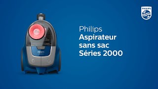 Philips Aspirateur sans sac Séries 2000  vidéo produit [upl. by Silra]