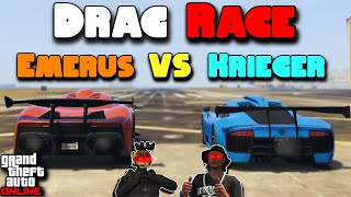 Krieger VS Emerus DRAG RACE ft HarmNone [upl. by Ycrep]