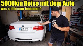 Vorbereitungen für 5000km Roadtrip im BMW M3 amp Autohandel Update  mit den Nerven am Ende [upl. by Floris378]