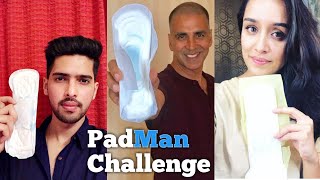 Celebrities PadMan Challenge  Akshay KumarArmaan Malik Sonam Kapoor  PadMan  R B YouTube 2018 [upl. by Negah]