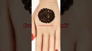 Dots flowers mehndi shortsyoutubeshortsviralvideotrandinguniquelovely new [upl. by Annoerb]