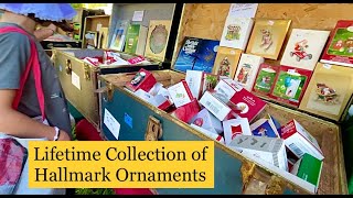 Found A Rare Hallmark Ornament Estate Sale Finds Tons Of Collectible Vintage Items [upl. by Oberstone696]