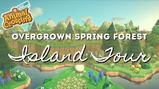 OVERGROWN SPRING FOREST ISLAND TOUR  Animal Crossing New Horizons [upl. by Eihcra94]