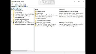 How to Enable Local Security Policy secpolmsc in Windows 10 Home [upl. by Luapnoj678]