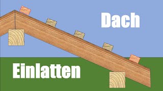 Dachlatten einteilen  Berechnung der Anzahl und Abstände der Dachlatten [upl. by Sibyls]