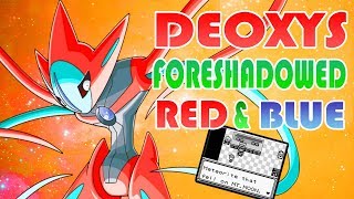 Deoxys Foreshadowed since the First Generation  Pokémon Theory  SkyDragoon [upl. by Iramohs20]