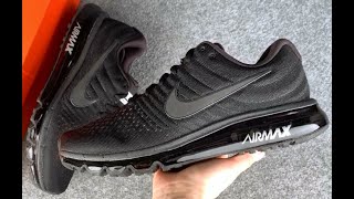 NIKE AIR MAX 2017 TRIPLE BLACK 849559004 [upl. by Percival107]