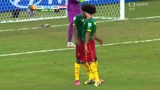 Cameroon players fight AssouEkotto and Moukandjo [upl. by Bradwell]