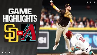 Padres vs Dbacks Game Highlights 92924  MLB Highlights [upl. by Atneciv]