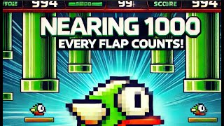 Copy of Flappy Bird to 1000 Can We Break It gaming [upl. by Deys]